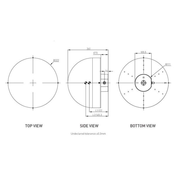 GNSS антенна Choke-Ring Harxon HX-CGX606A — изображение 3