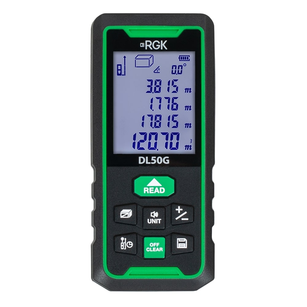 Лазерный дальномер RGK DL50G — зеленый луч