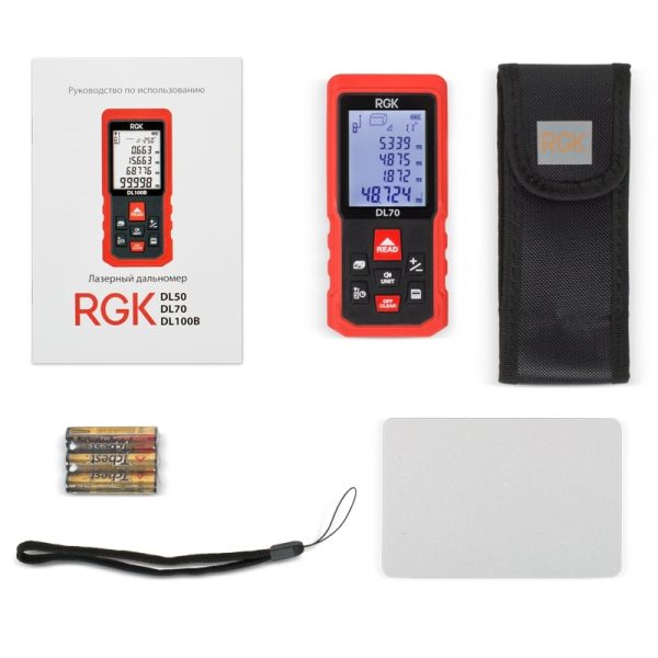 Лазерный дальномер RGK DL70 — изображение 3