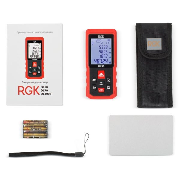 Лазерный дальномер RGK DL50 — изображение 4