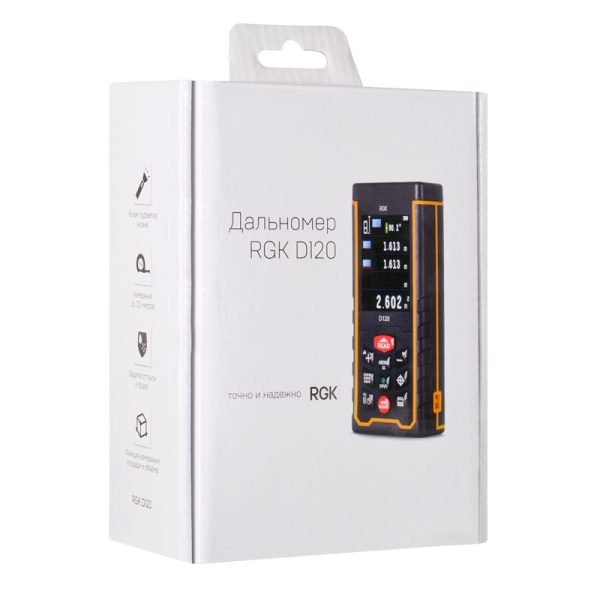 Лазерный дальномер с видоискателем RGK D120 — изображение 8