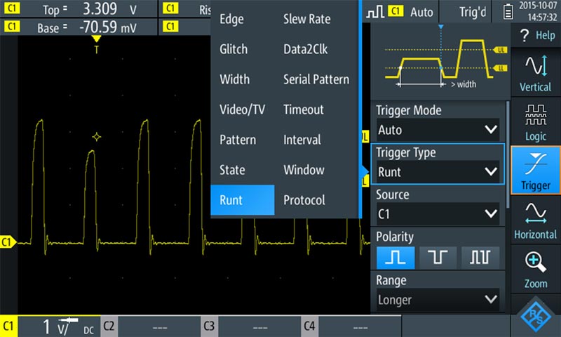 Опция расширения функций запуска Rohde  Schwarz RTH-K19