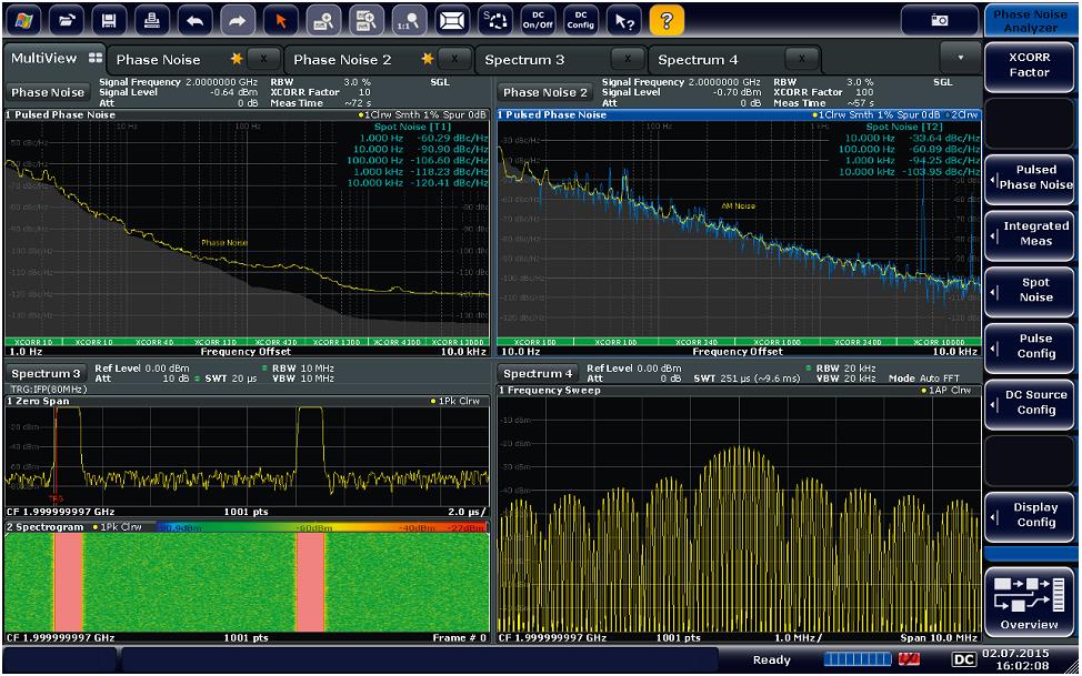 Измерение фазовых шумов импульсных сигналов RohdeSchwarz FSWP-K4 для анализаторов спектра ...