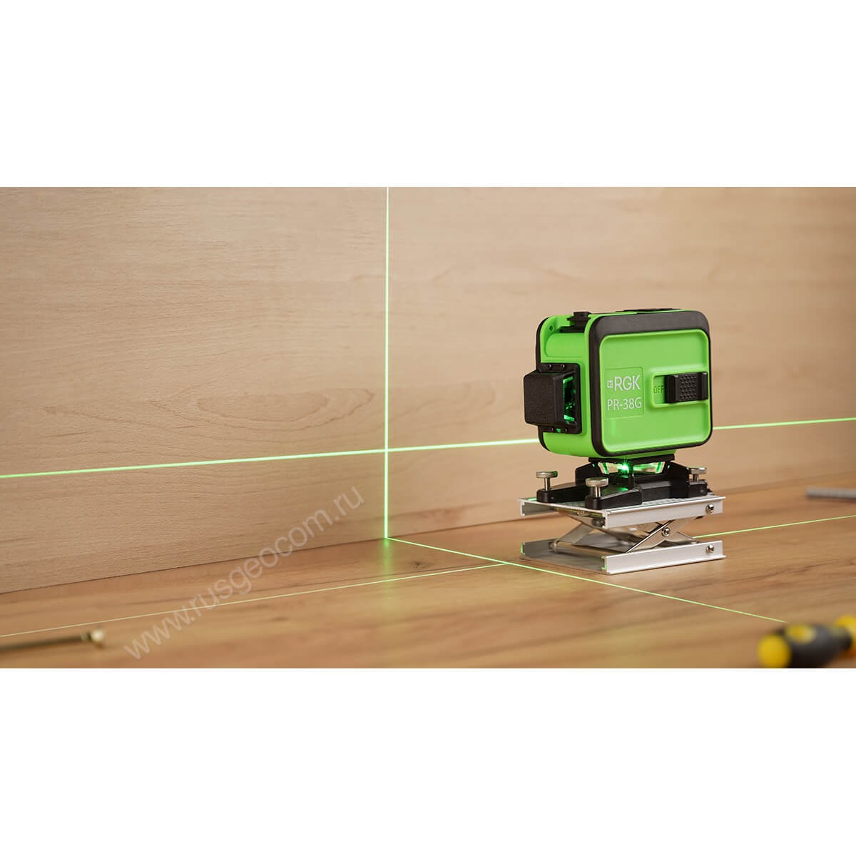 Лазерный уровень RGK PR-38G с калибровкой — изображение 11