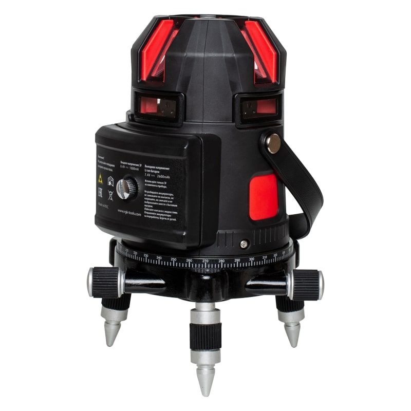 Комплект: лазерный уровень RGK UL-44W Black + штанга-упор — изображение 5
