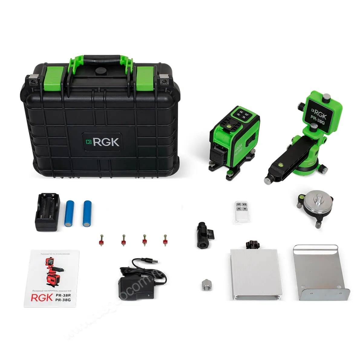 Лазерный уровень RGK PR-38G с калибровкой — изображение 7