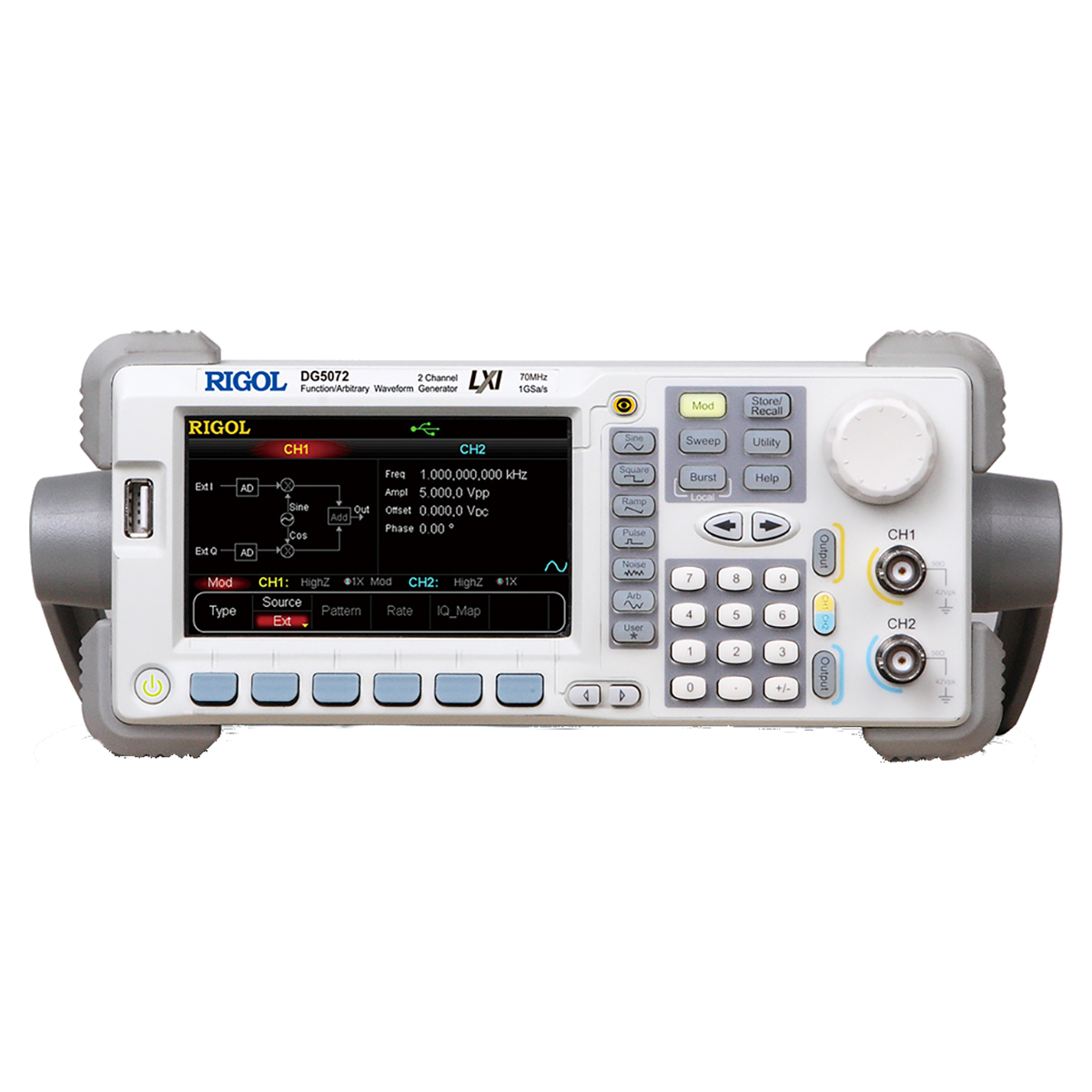 Генератор сигналов произвольной формы RIGOL DG5072