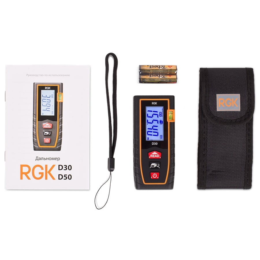 Лазерный дальномер RGK D30 — изображение 3
