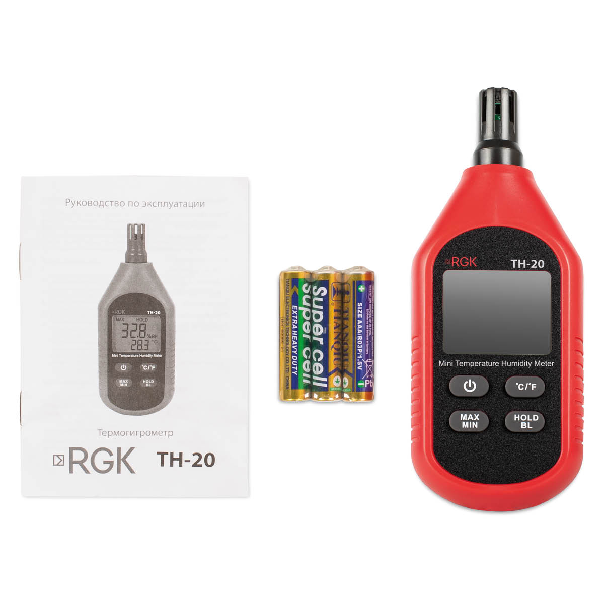 Термогигрометр RGK TH-20 с поверкой — изображение 2