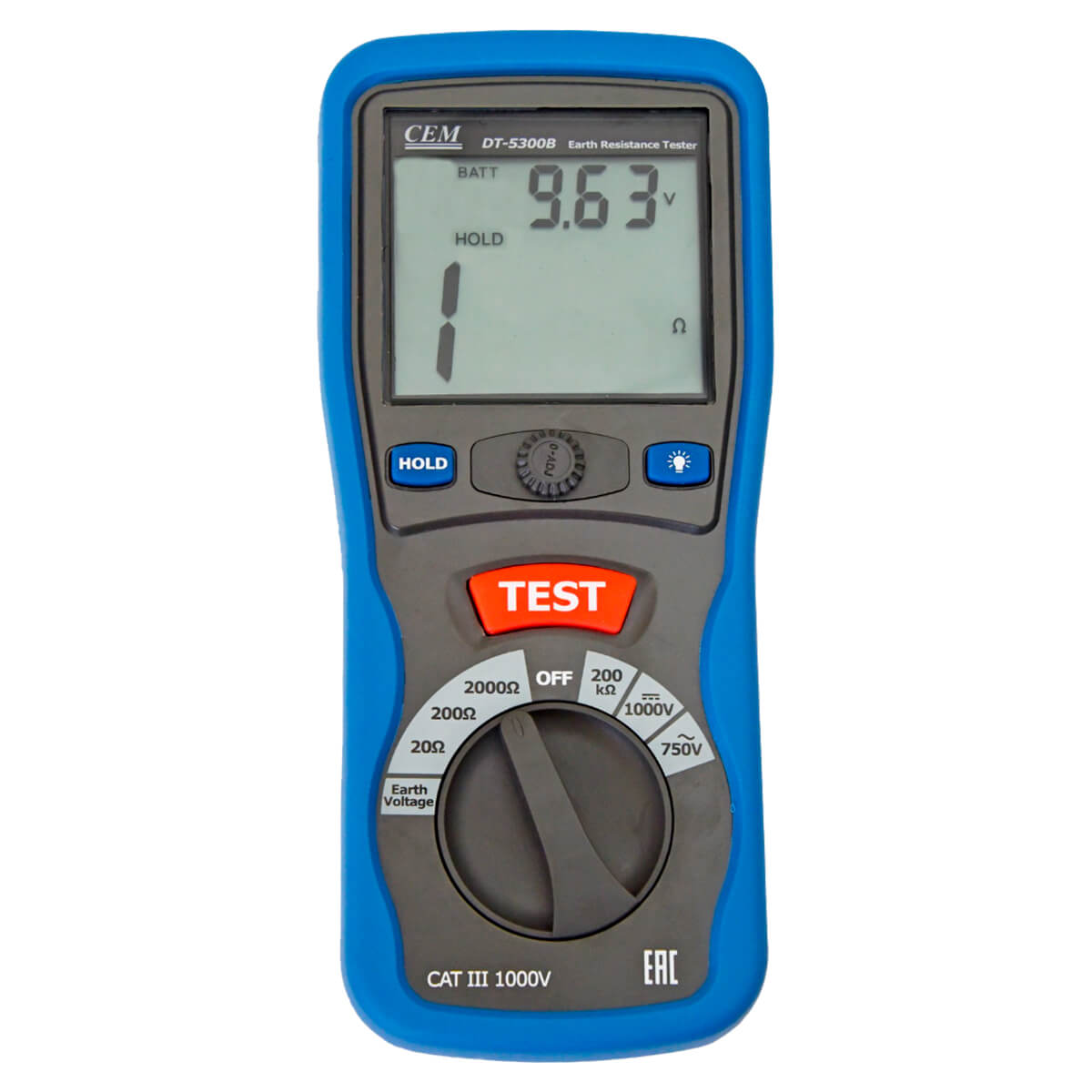 Измеритель сопротивления заземления CEM DT-5300B