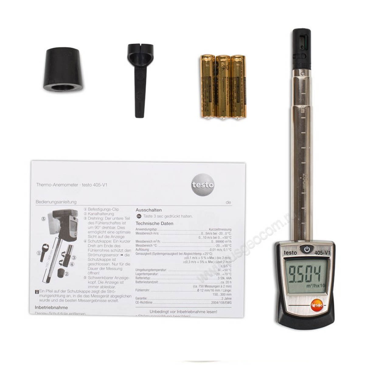 Анемометр Testo 405 с поверкой — изображение 2