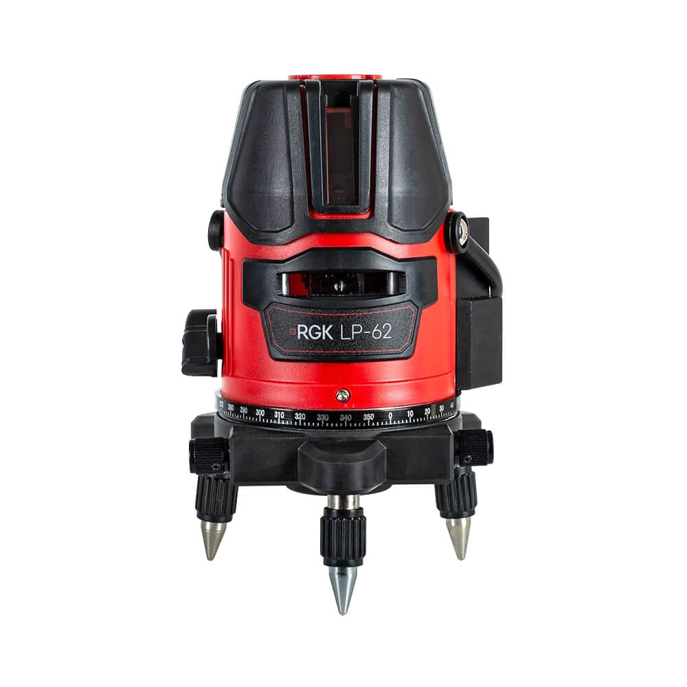 Комплект: лазерный уровень RGK LP-62 + штанга-упор RGK CG-2 — изображение 2