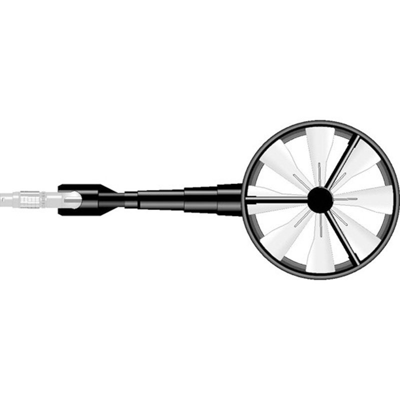 Изгибаемый зонд-крыльчатка (угол изгиба 90°) D 100 мм — разъемное соединение Testo