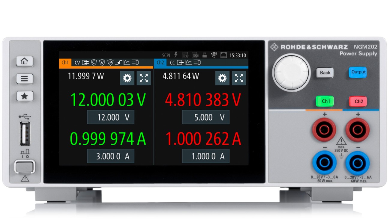 Двухканальный источник питания Rohde Schwarz NGM202