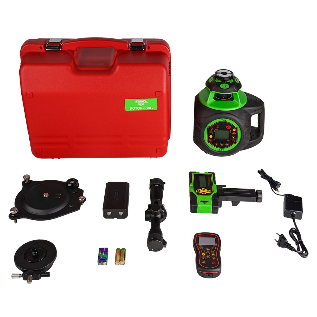 Ротационный нивелир AMO ROTOR 600G с зеленым лучом — изображение 2
