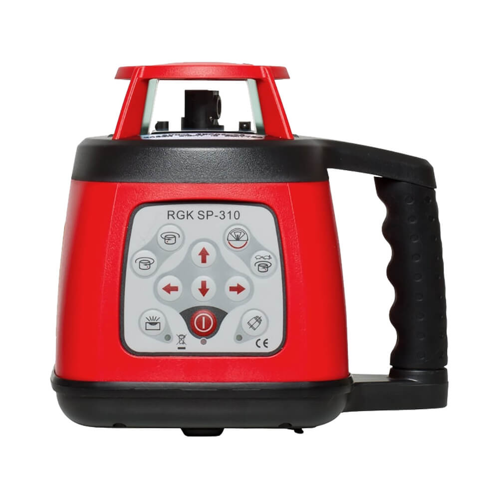 Комплект: ротационный нивелир RGK SP-310 + штатив RGK SH-170 рейка RGK LR-2 — изображение 2