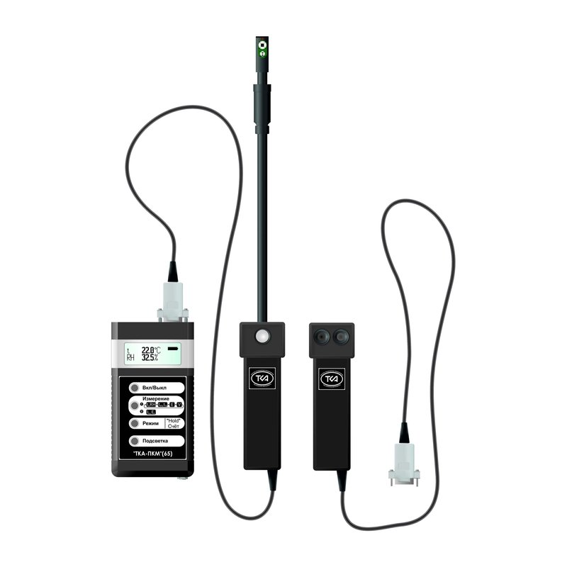 Анемометр + Люксметр + Яркомер + УФ-радиометр + Термогигрометр ТКА-ПКМ 65