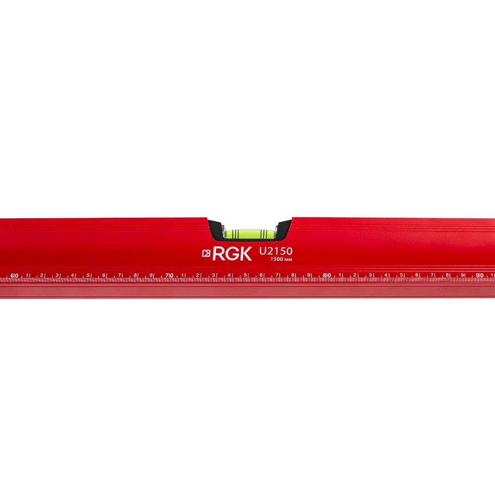 Пузырьковый строительный уровень с магнитом RGK U2150 15 м (150 см) — изображение 4
