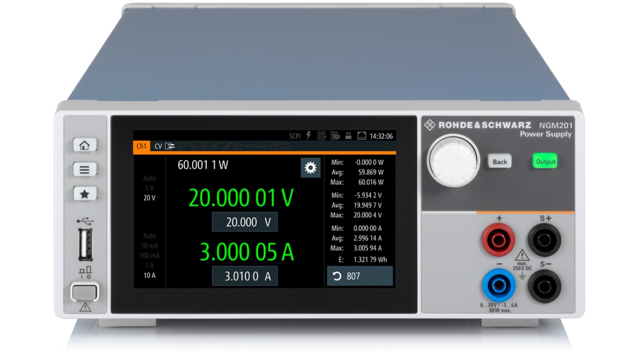 Одноканальный источник питания Rohde Schwarz NGM201