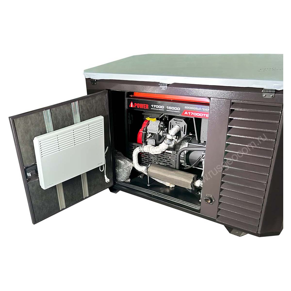 Супертихий зимний кожух для генератора 1700SS RAL 8019 — изображение 7