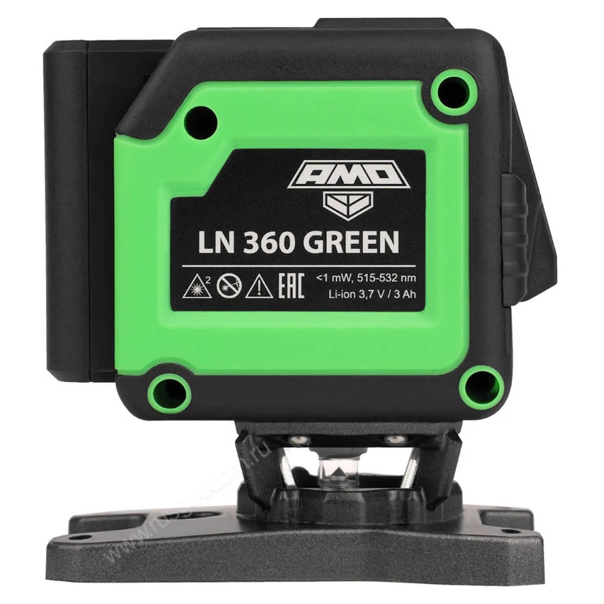 Лазерный уровень AMO LN 360 Green с калибровкой в комплекте со штативом AMO A150 — изображение 4