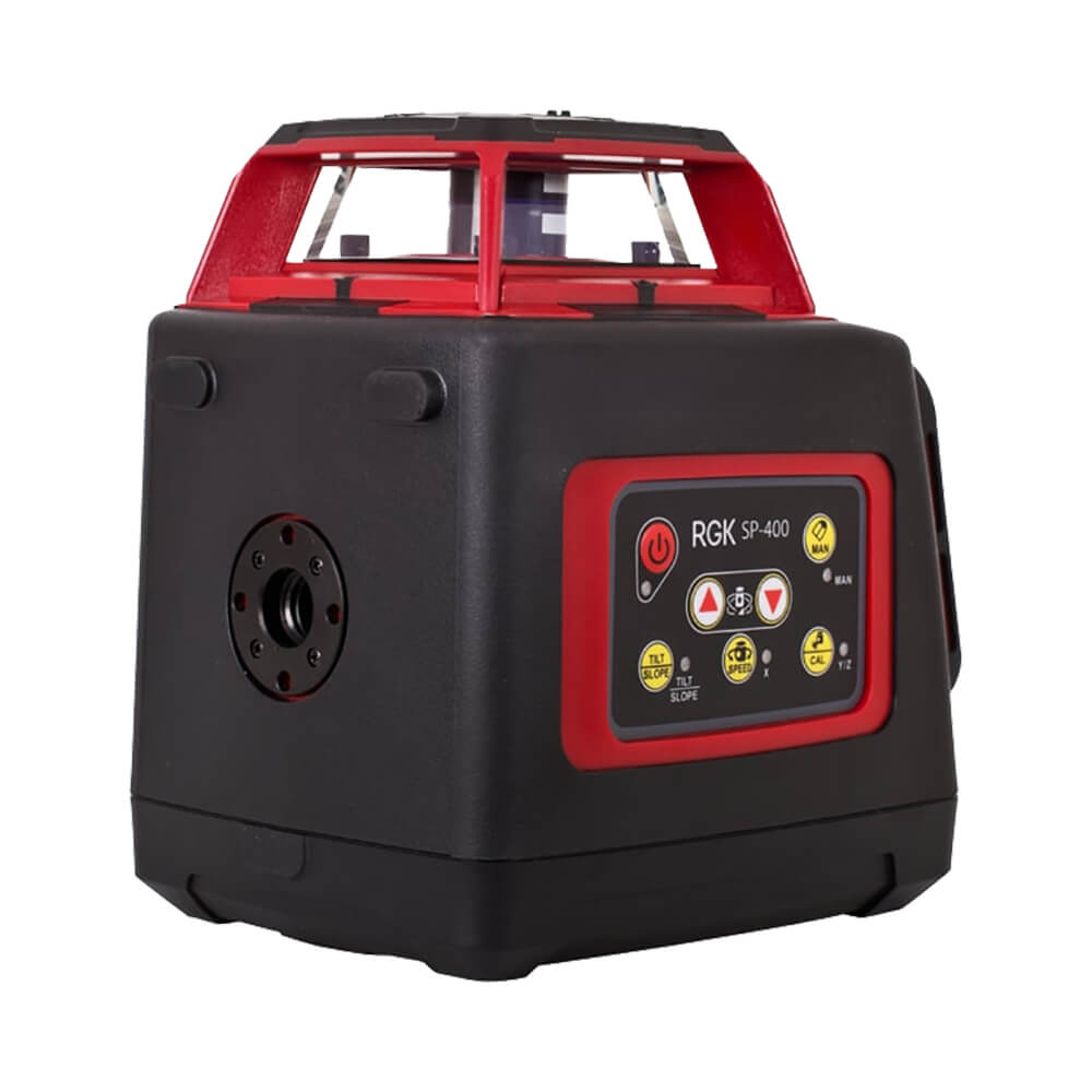 Комплект: ротационный нивелир RGK SP-400 + штатив RGK SH-170 рейка RGK LR-2 — изображение 2