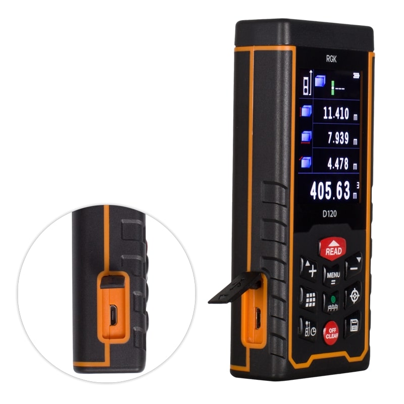 Лазерный дальномер с видоискателем RGK D120 — изображение 3