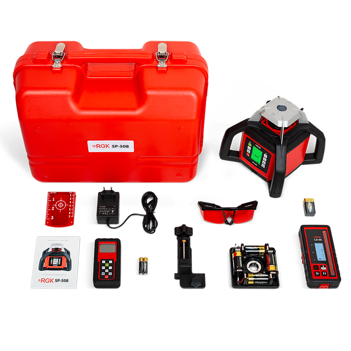 Ротационный нивелир RGK SP-508 с автоподстройкой — изображение 7