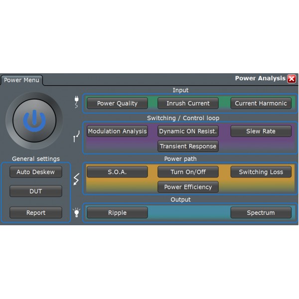 Опция анализа мощности Rohde  Schwarz RTM-K31 для осциллографа RTM3000
