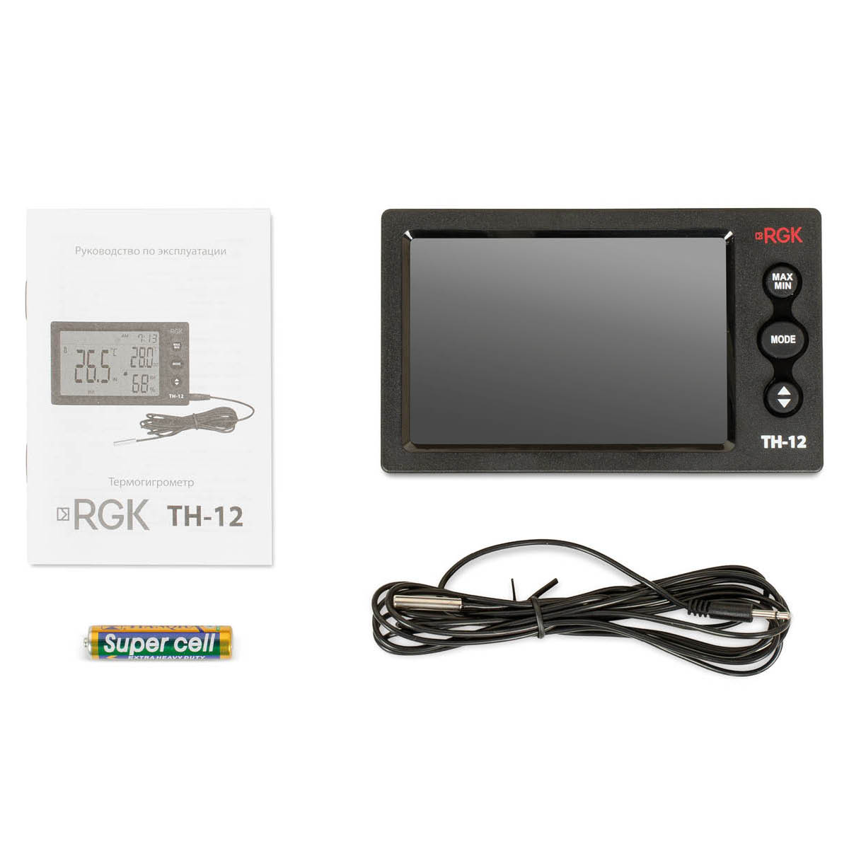 Термогигрометр RGK TH-12 — изображение 2