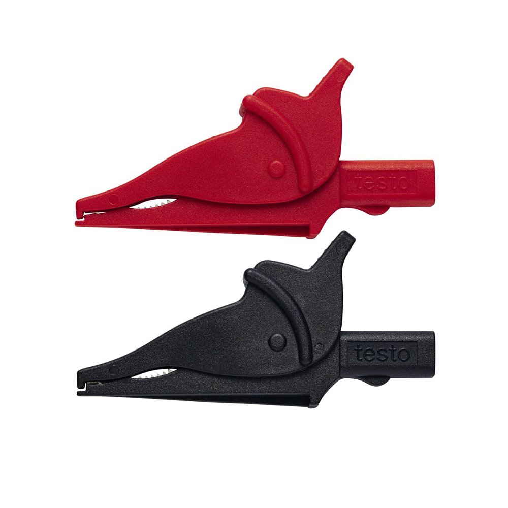 Комплект изолированных зажимов типа “крокодил” Testo 0590 0008