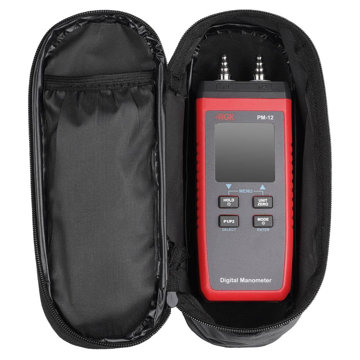 Цифровой манометр RGK PM-12 с поверкой — изображение 2