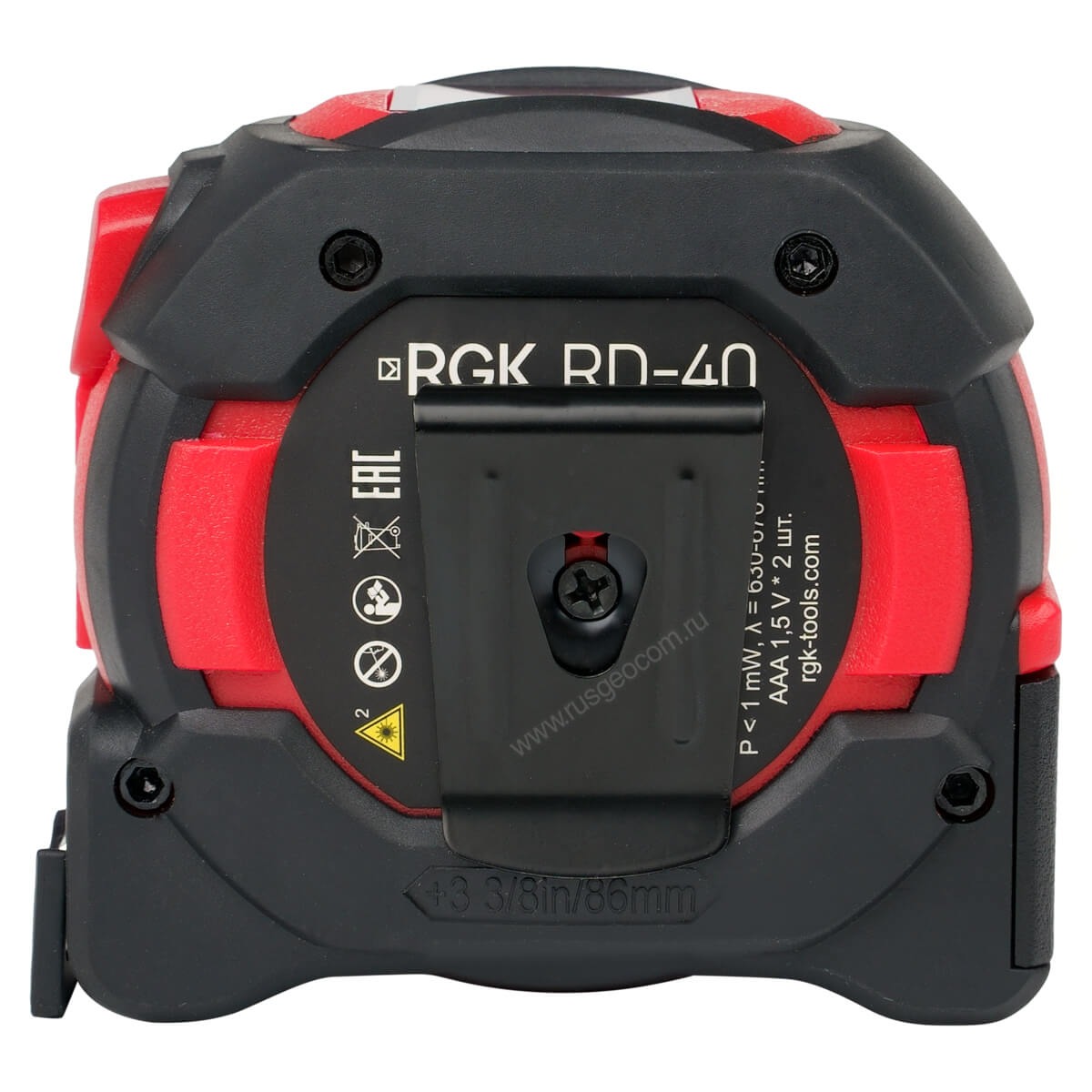 Лазерная рулетка RGK RD-40 с калибровкой — изображение 4