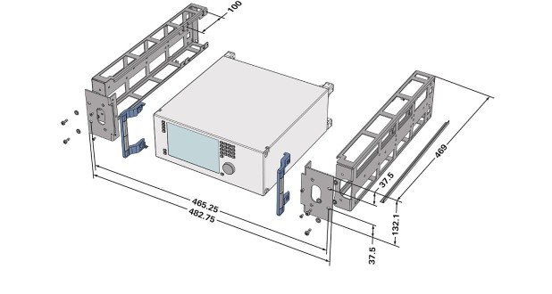 Адаптер RohdeSchwarz ZZA-S334 для установки в стойку 19’’ для анализаторов спектра и сигна...