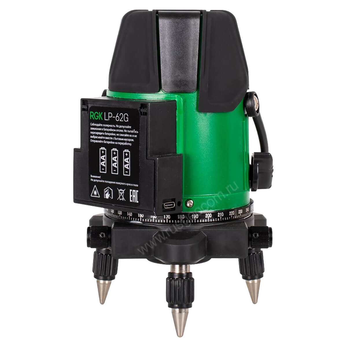 Лазерный уровень RGK LP-62G с калибровкой — изображение 3