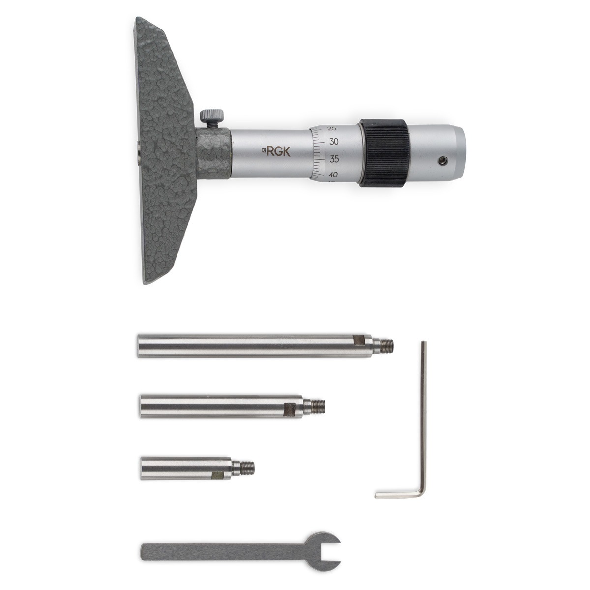 Глубиномер микрометрический RGK GM-100 с калибровкой — изображение 3