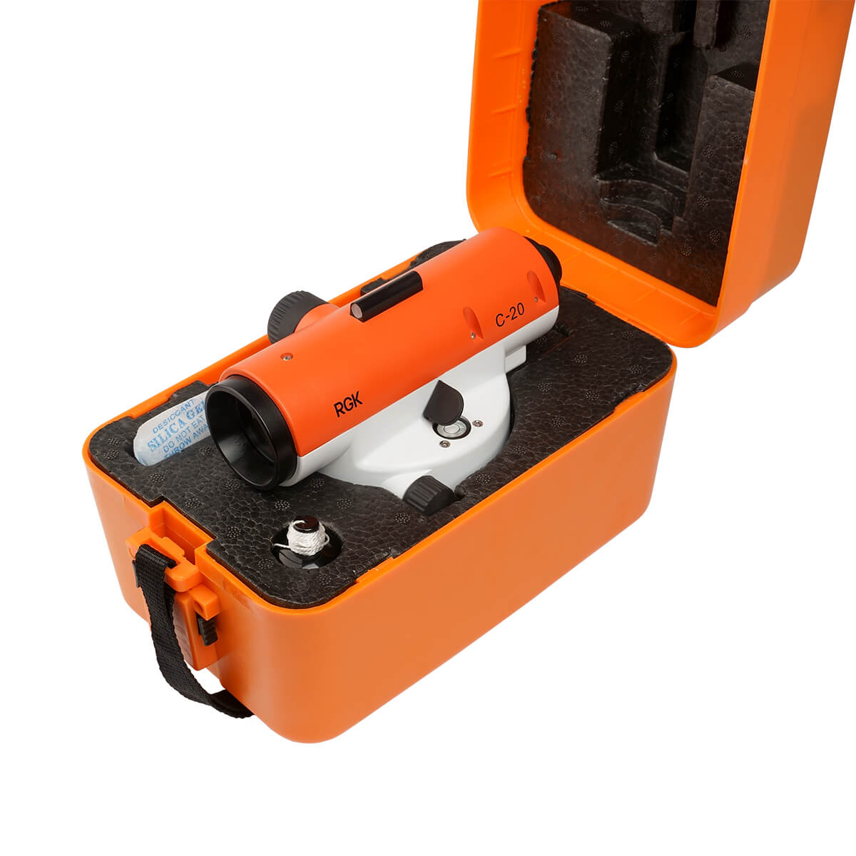 Комплект оптический нивелир RGK C-20 + штатив S6-N + рейка RGK TS-7 — изображение 10