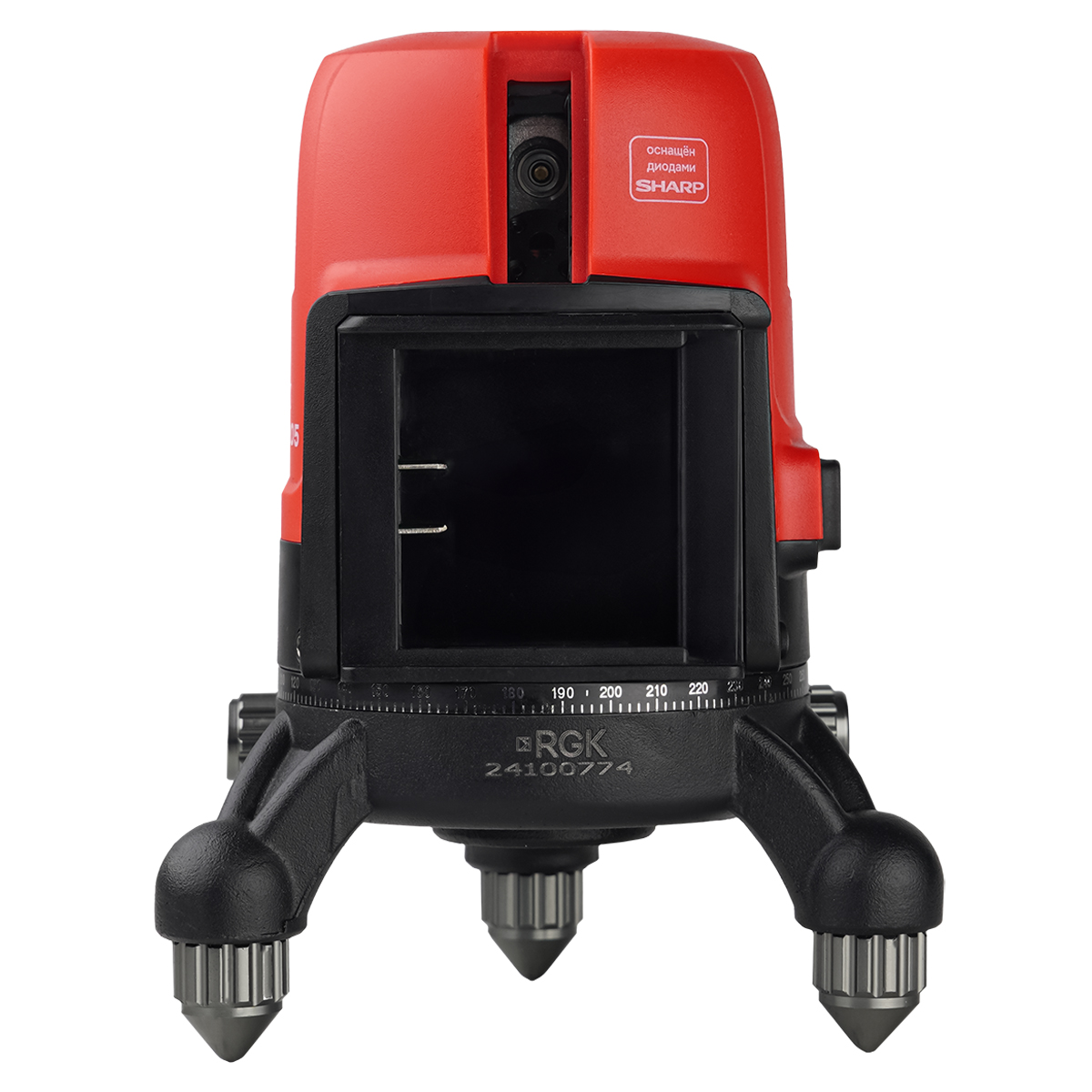 Лазерный уровень RGK ALPHA 205 с зелёным лучом — изображение 3