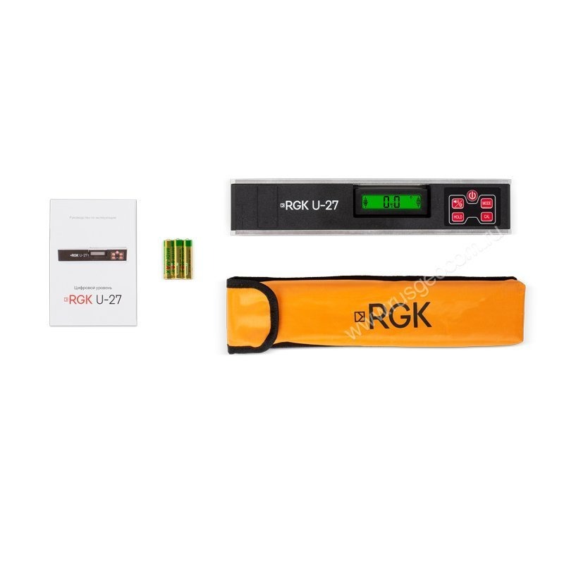 Электронный уровень RGK U-27 с калибровкой — изображение 4