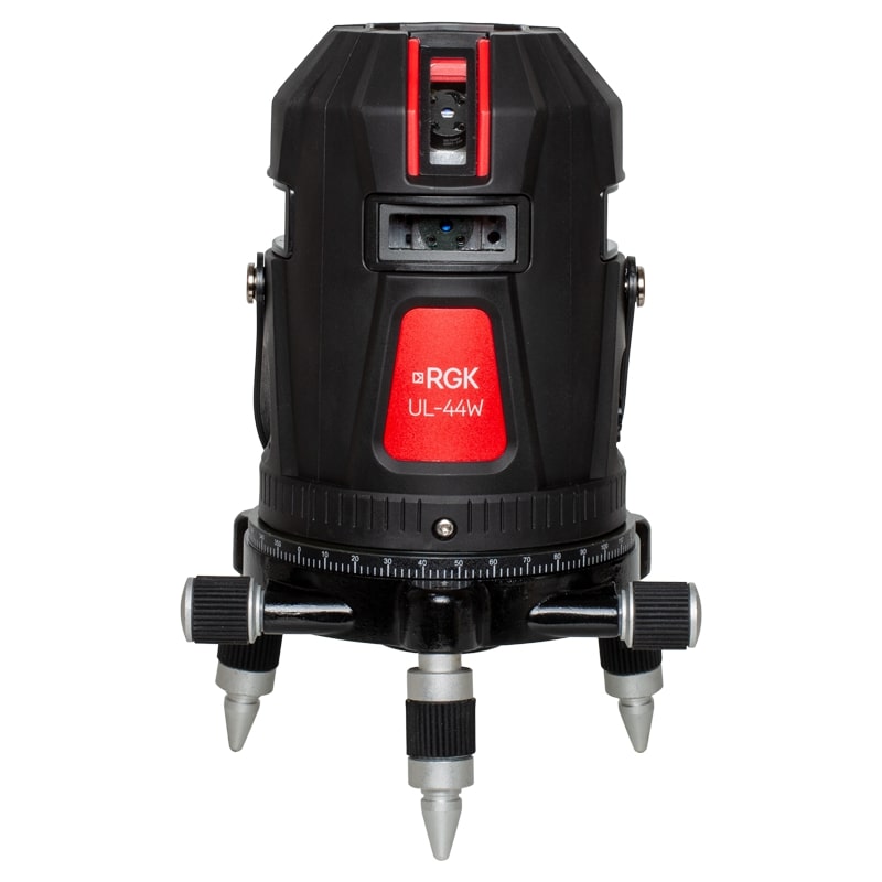 Комплект: лазерный уровень RGK UL-44W Black + штанга-упор — изображение 3