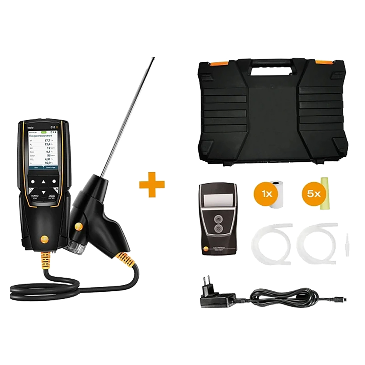 Анализатор дымовых газов Testo 310 II с принтером — изображение 10