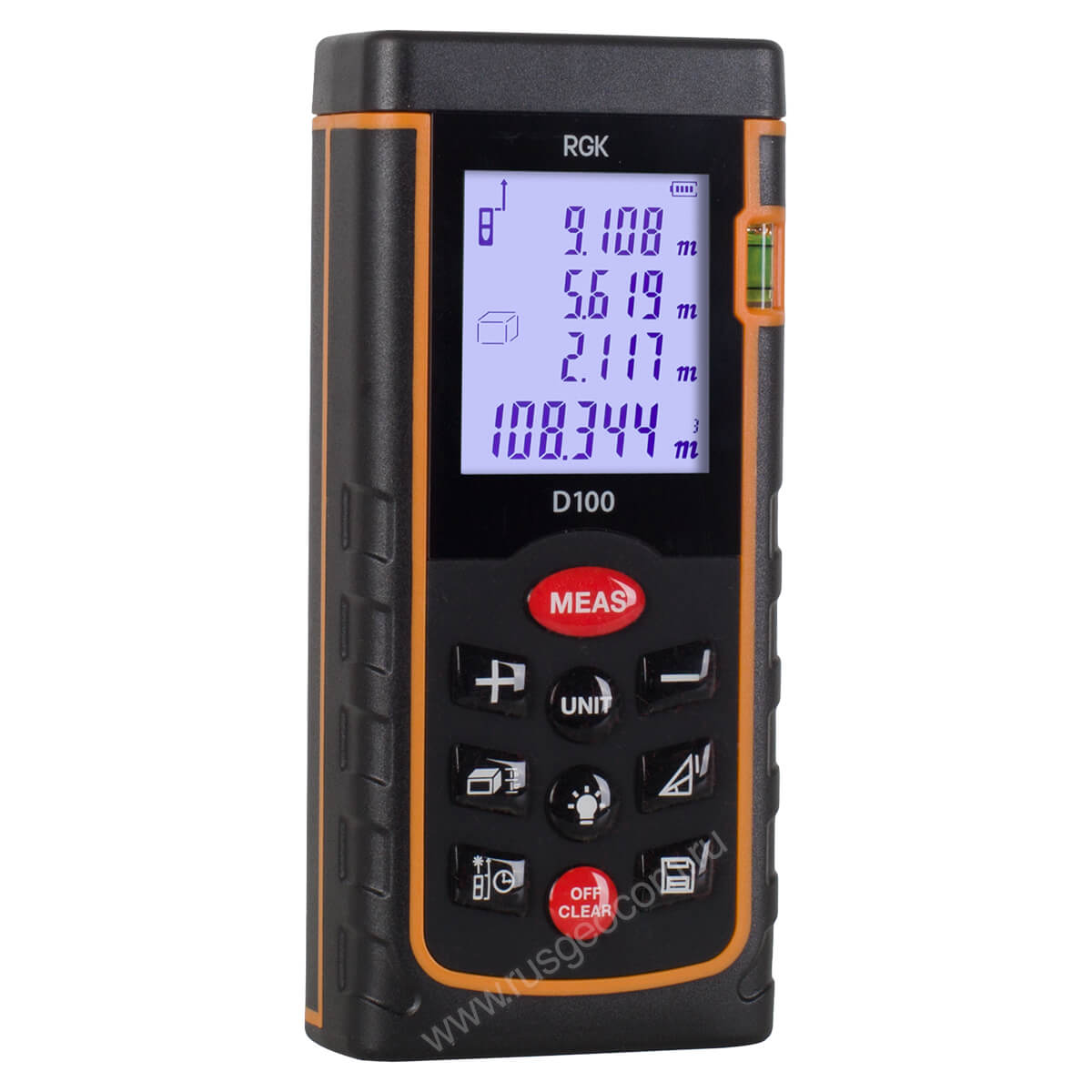 Лазерный дальномер RGK D100 (с поверкой) — изображение 2