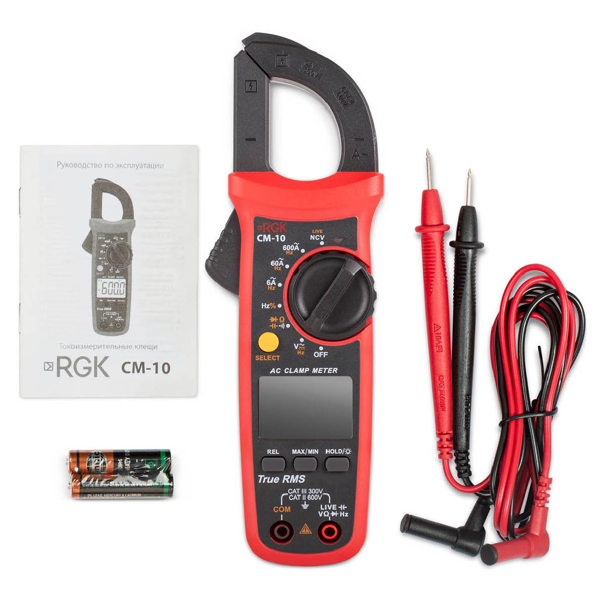 Токовые клещи RGK CM-10 — изображение 2