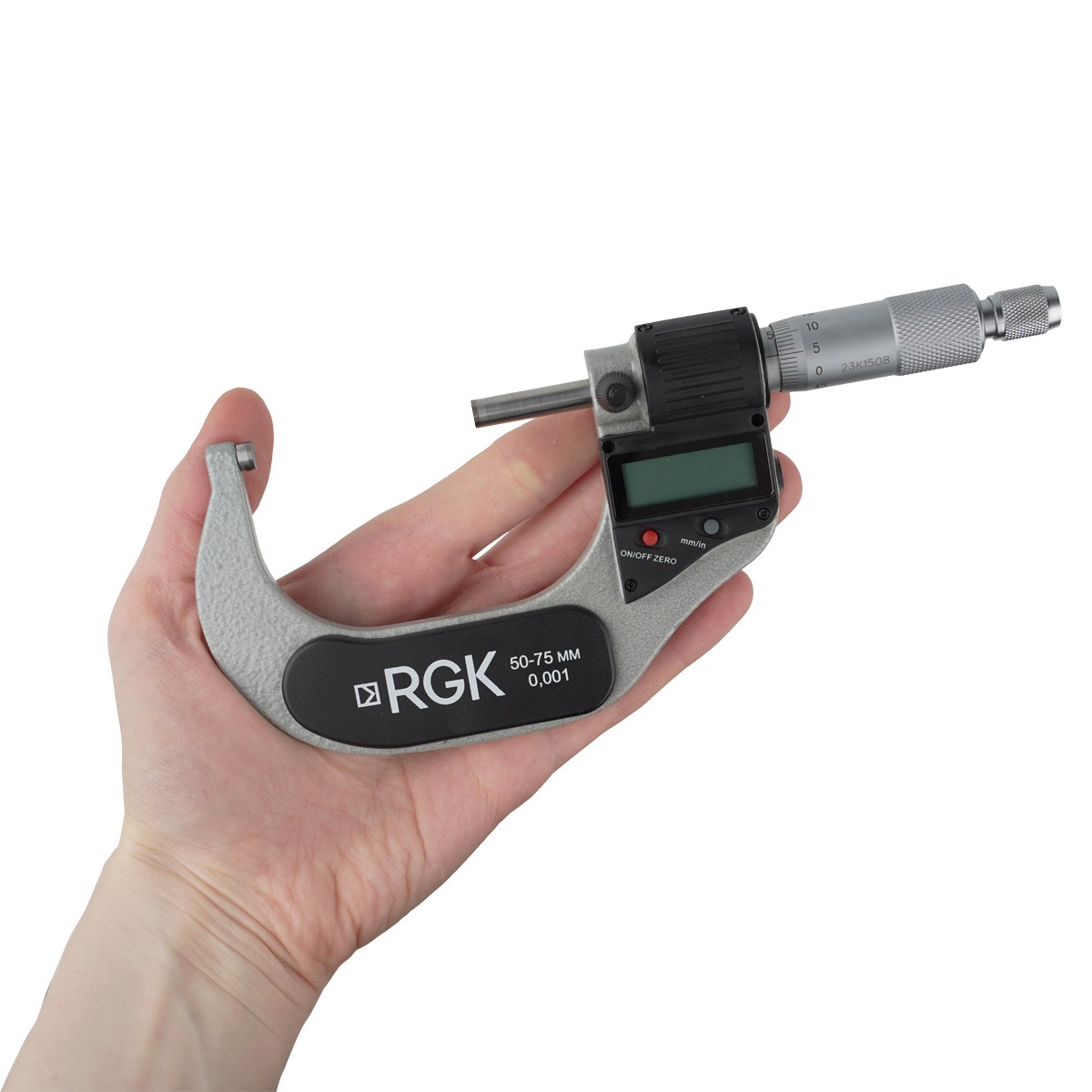 Электронный микрометр RGK MC-75 с калибровкой — изображение 3