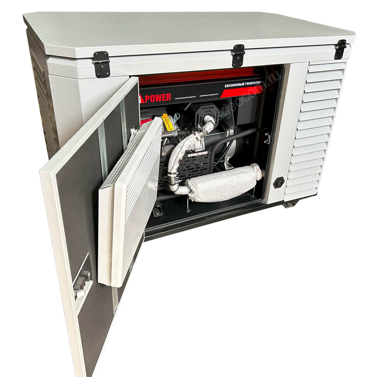 Супертихий зимний кожух для генератора 1700SS RAL 7035 — изображение 7