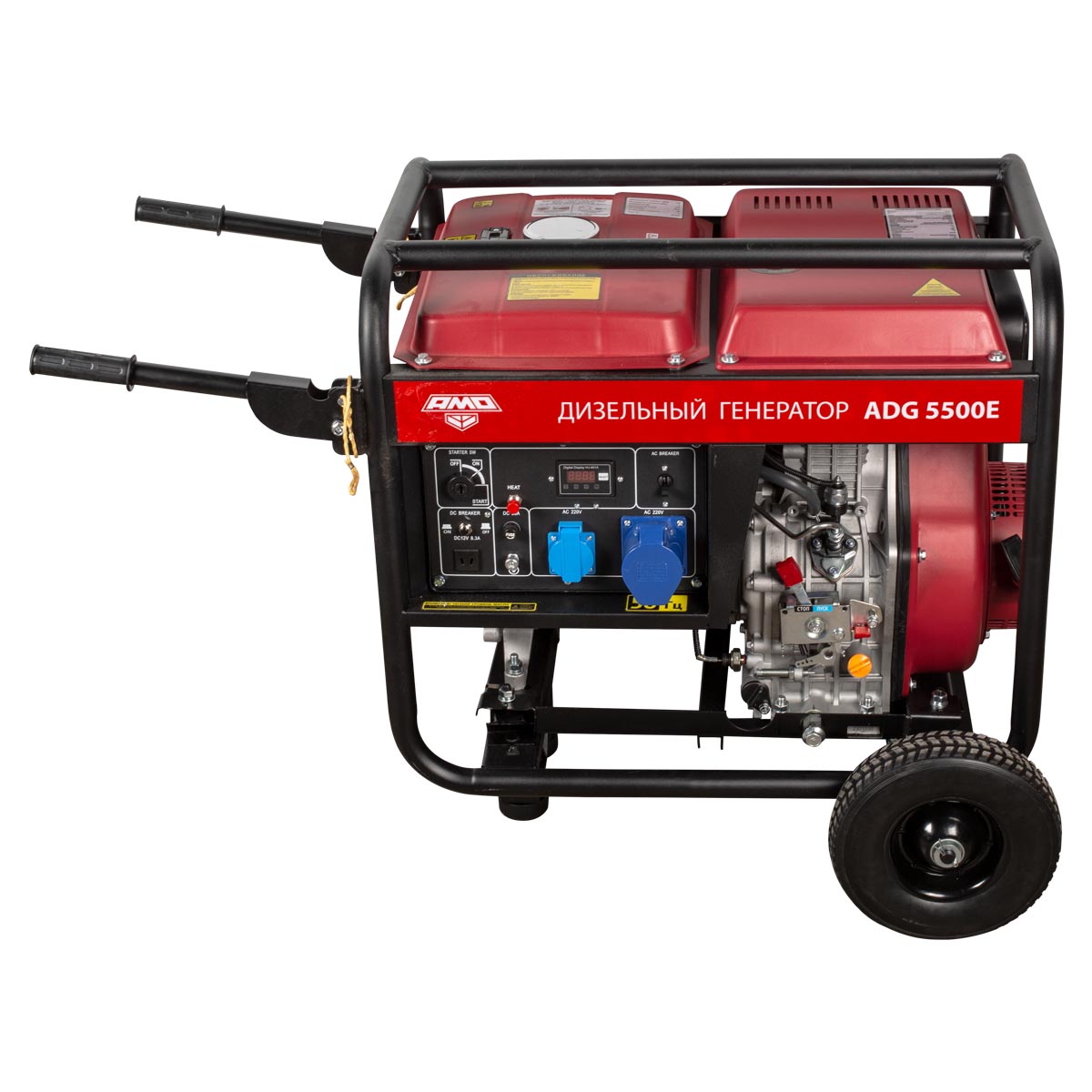 Дизельный генератор AMO ADG 5500E — изображение 5