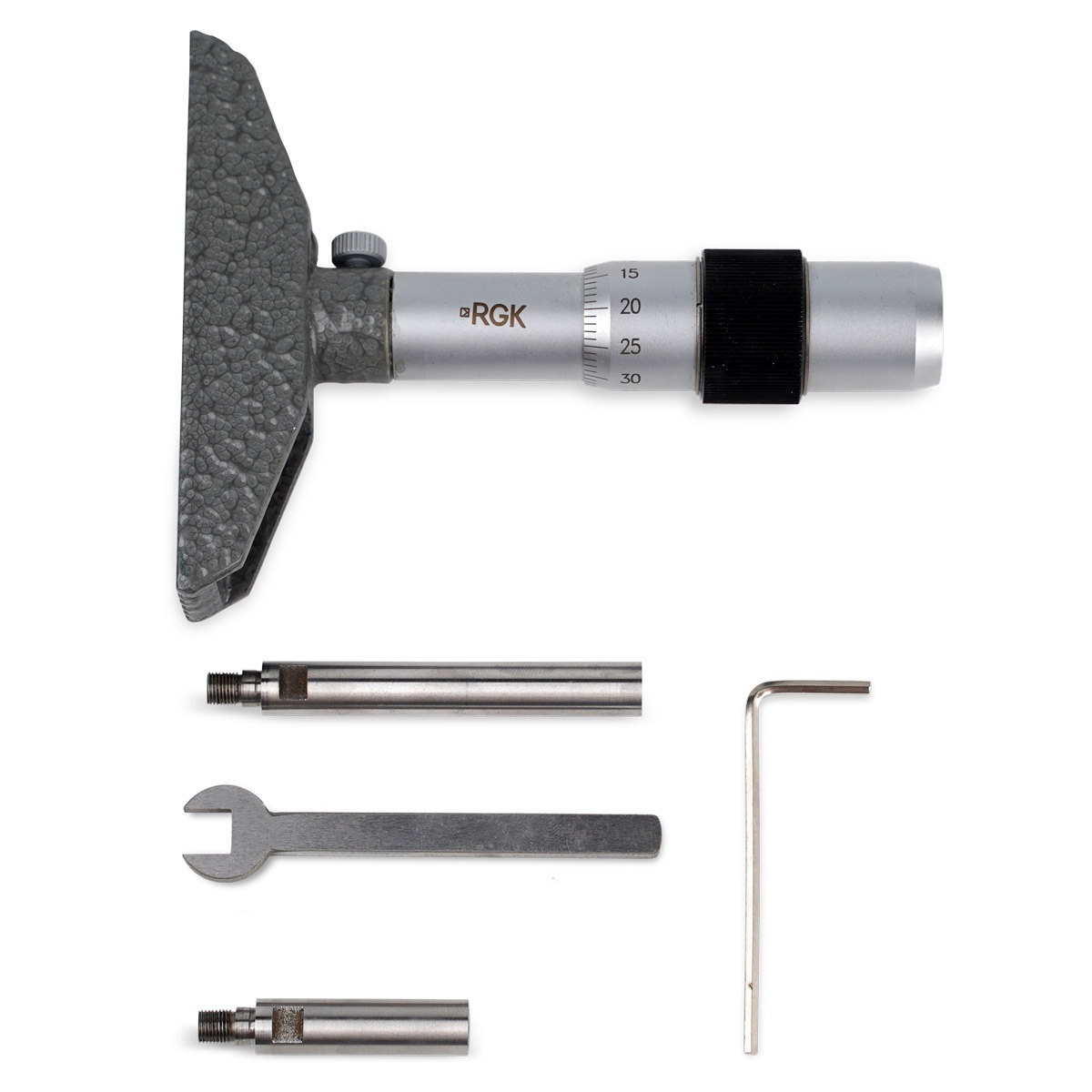 Глубиномер микрометрический RGK GM-75 с калибровкой — изображение 4