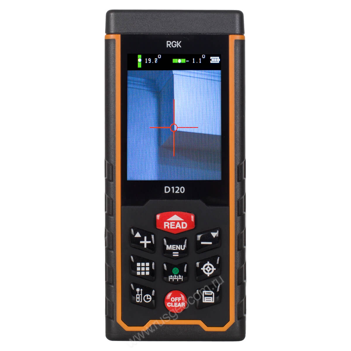 Лазерный дальномер с видоискателем RGK D120 (с поверкой) — изображение 2