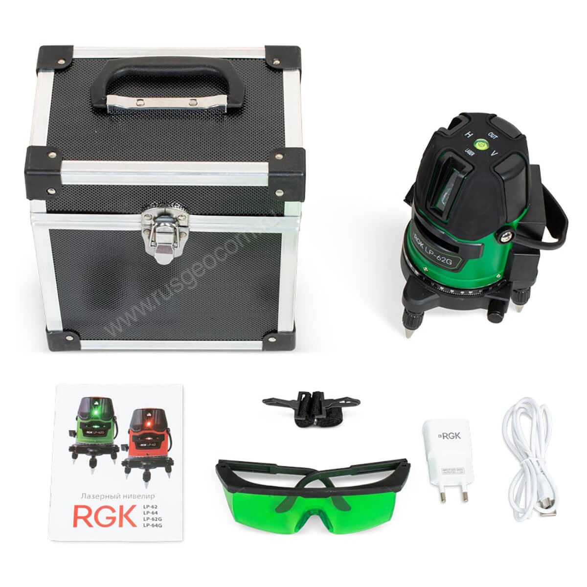 Лазерный уровень RGK LP-62G с калибровкой — изображение 6