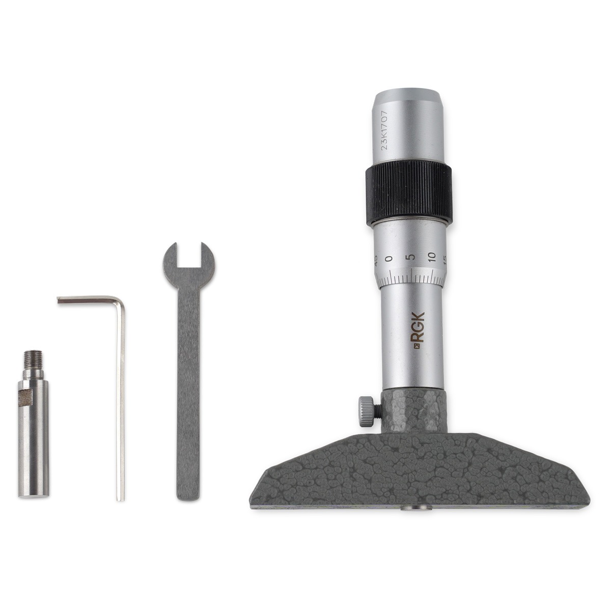 Глубиномер микрометрический RGK GM-50 с калибровкой — изображение 4